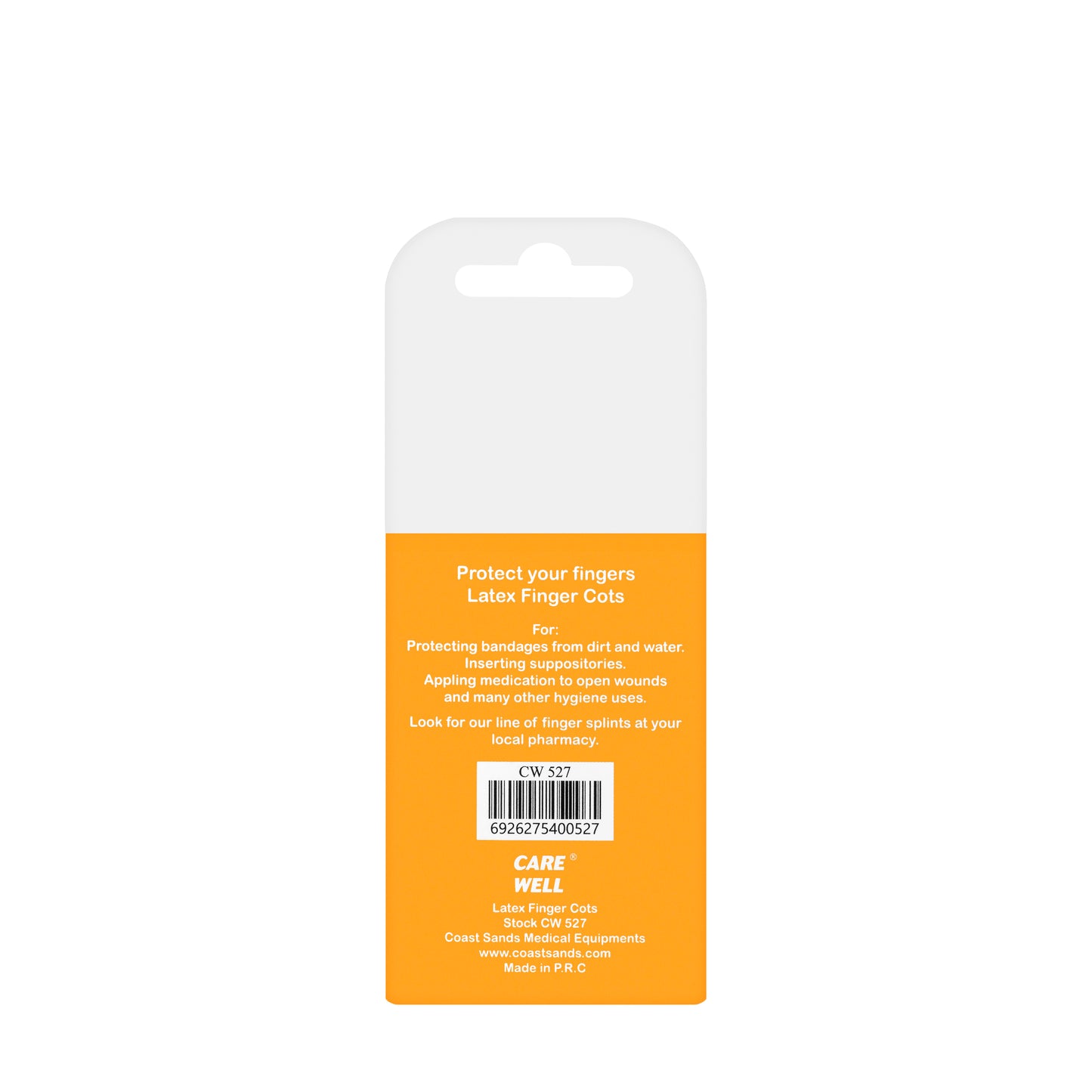 Care Well Latex Finger Cots [527]