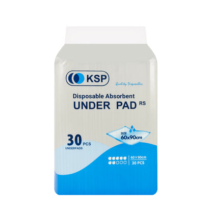 Ksp Disposable Absorbent Under Pad 60X90Cm 30 Pieces