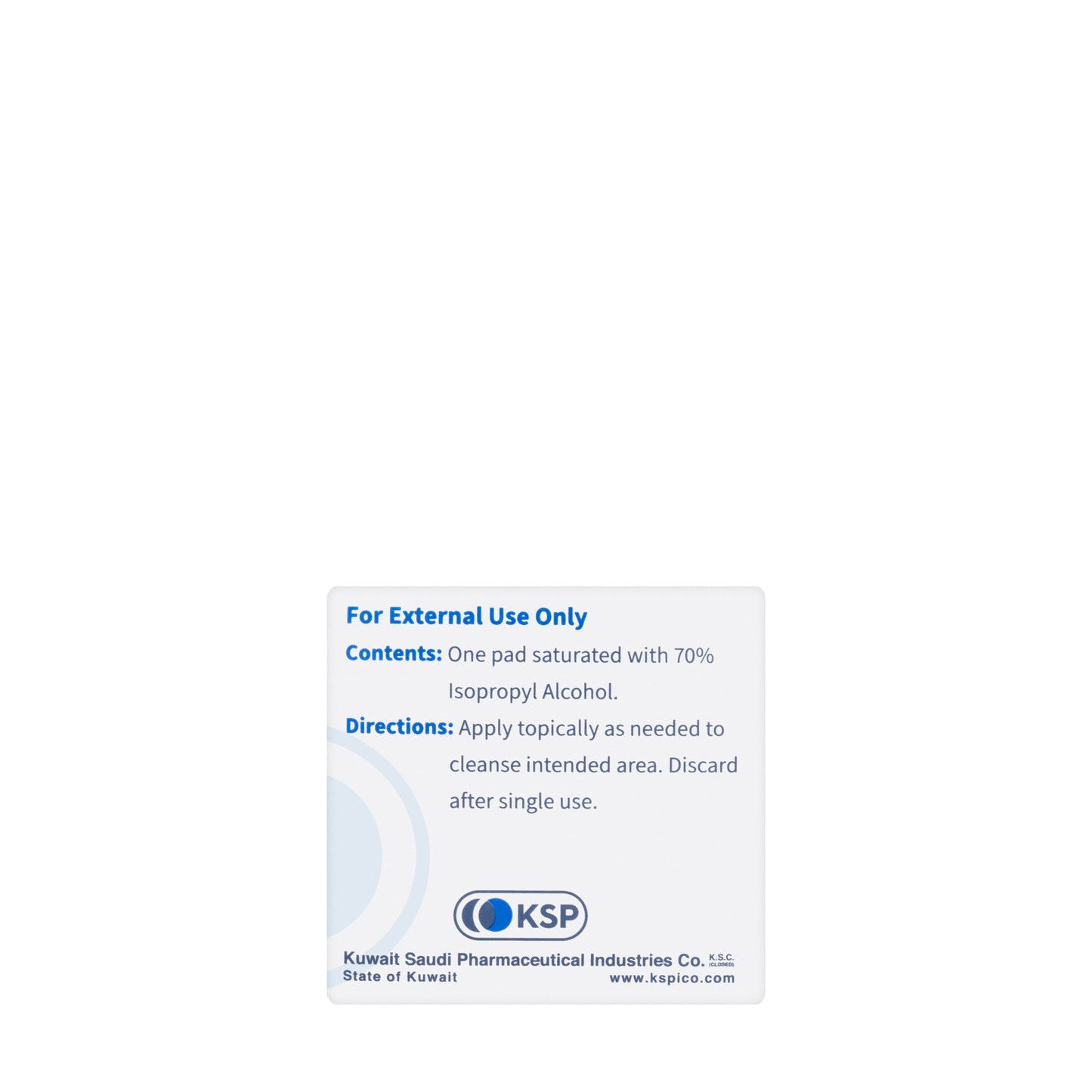 Ksp Alcohol Swabs 100 Pieces