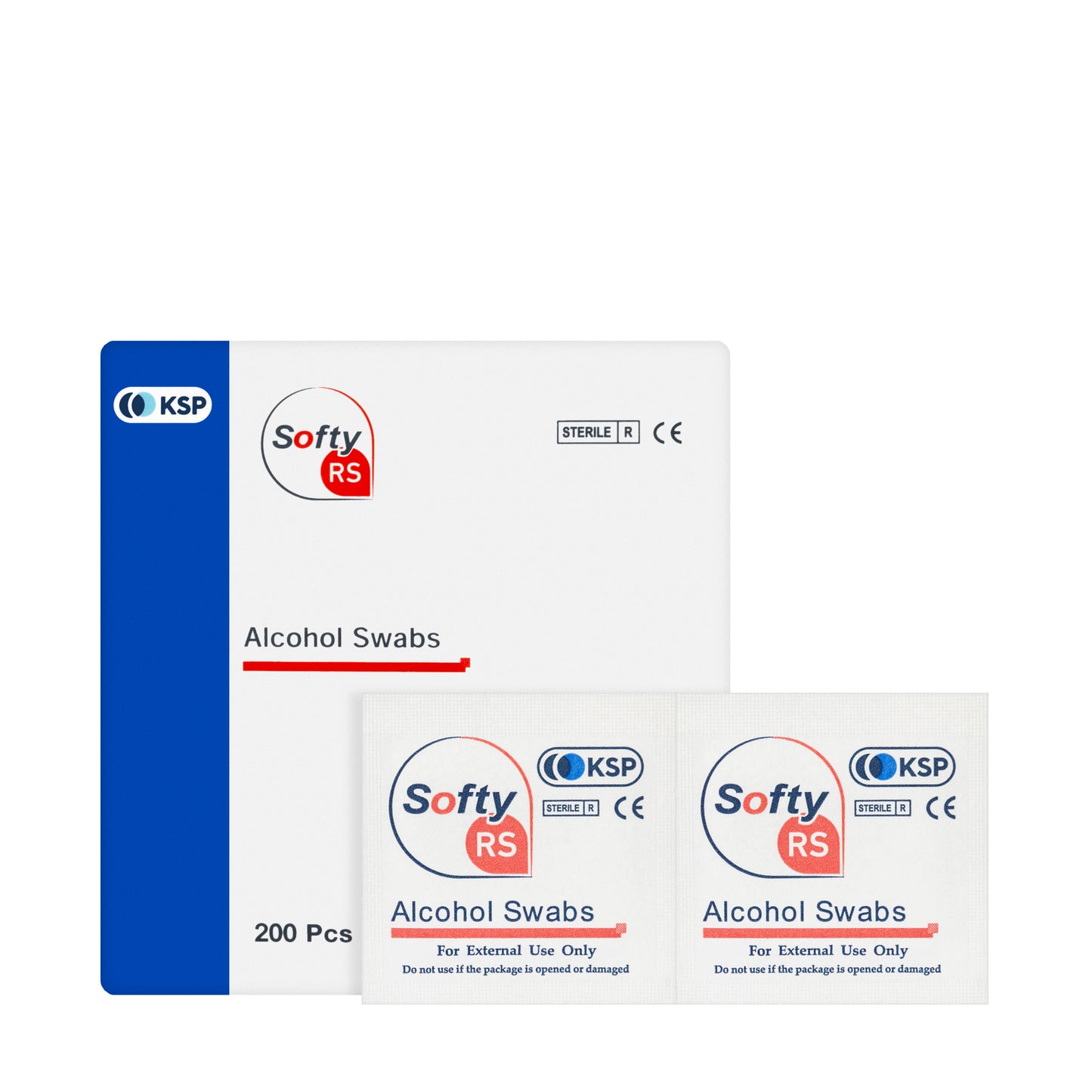 Ksp Alcohol Swabs 200 Pieces