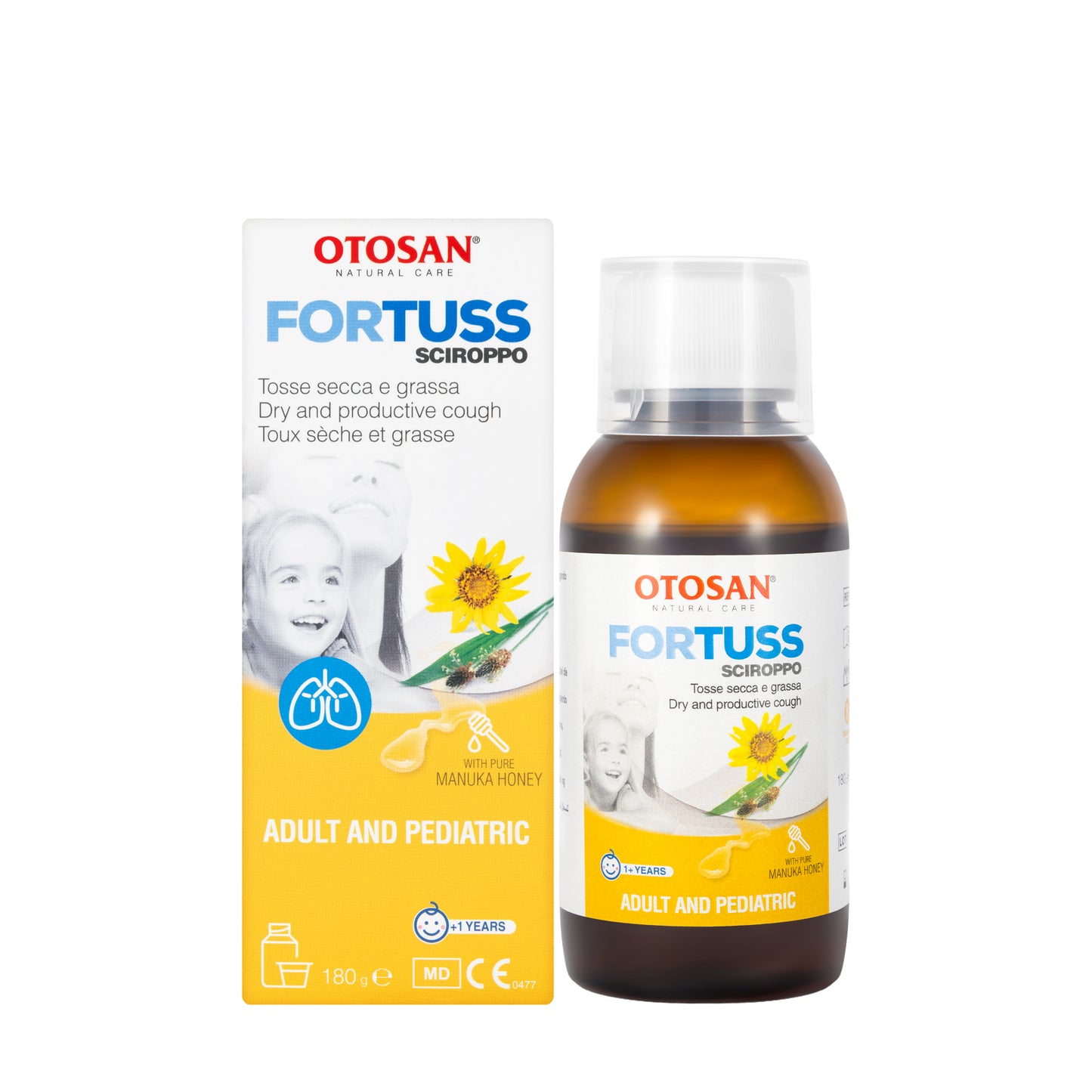 Otosan For Tuss Cough Syrup 180Ml