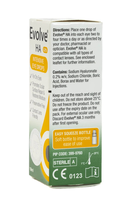 Evolve Ha Intensive Eye Drops 10Ml