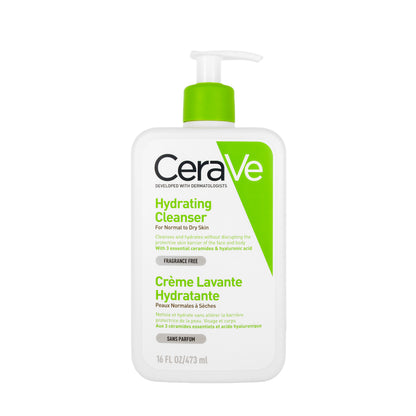 CeraVe Hydrating Cleanser [ Normal To Dry Skin ] creme lavant 473 Ml