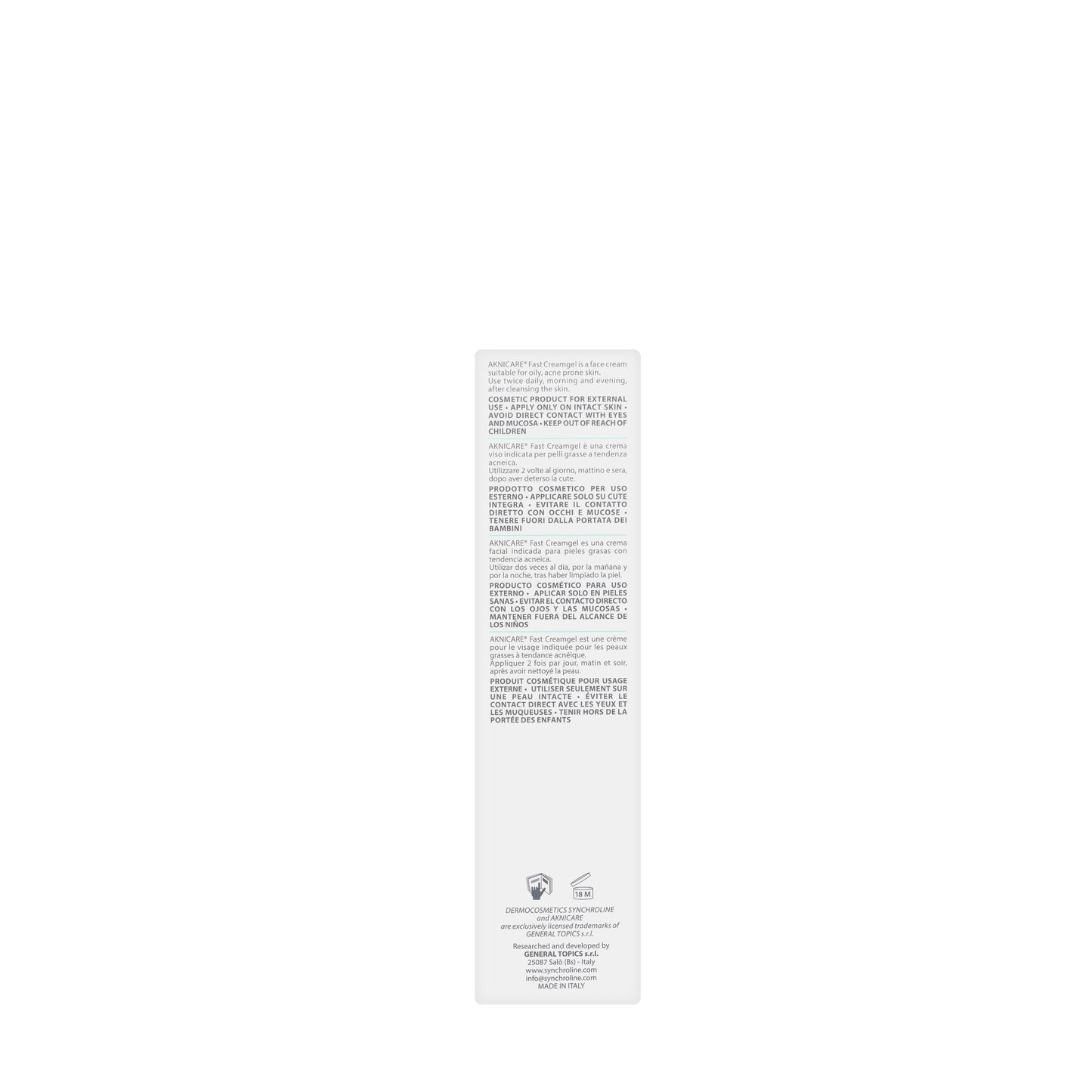 Aknicare Fast Cream Gel 30 Ml