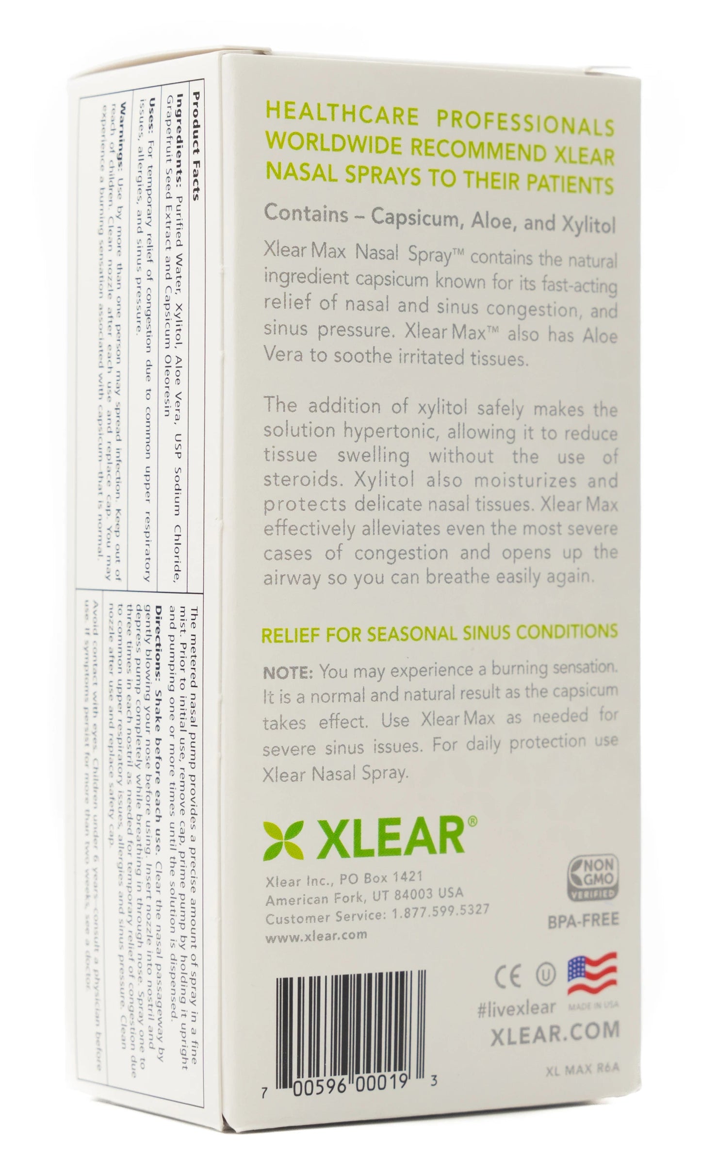 Xlear Max Nasal Spray 45Ml