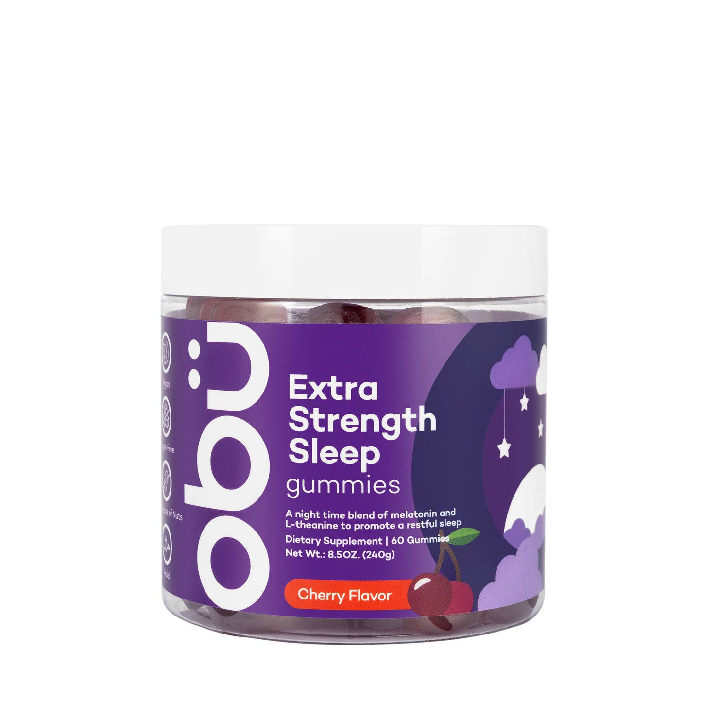 OBU Extra Strength Sleep Gummies 60 Gummies