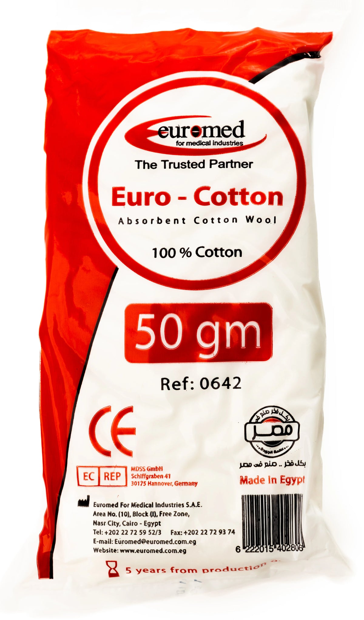 Euromed Cotton 50 Gm