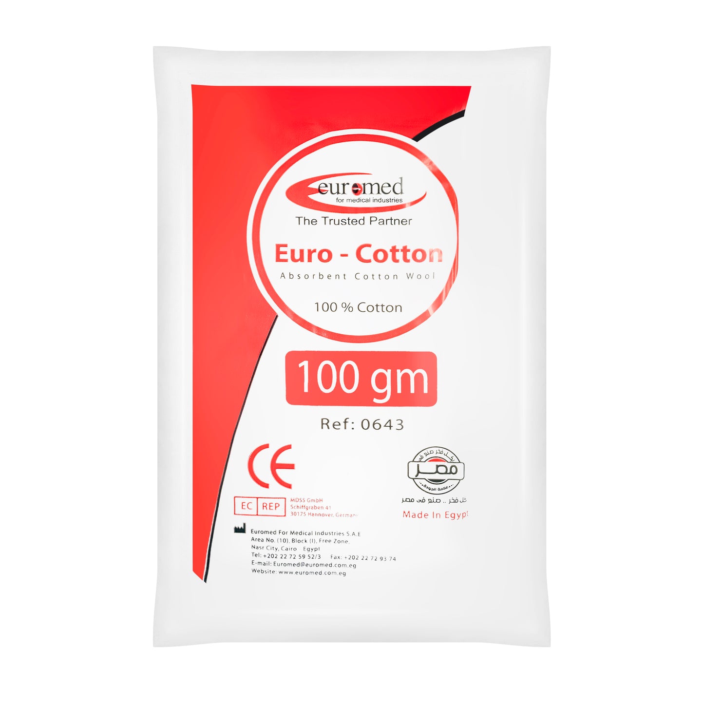 Euromed Cotton 100 Gm