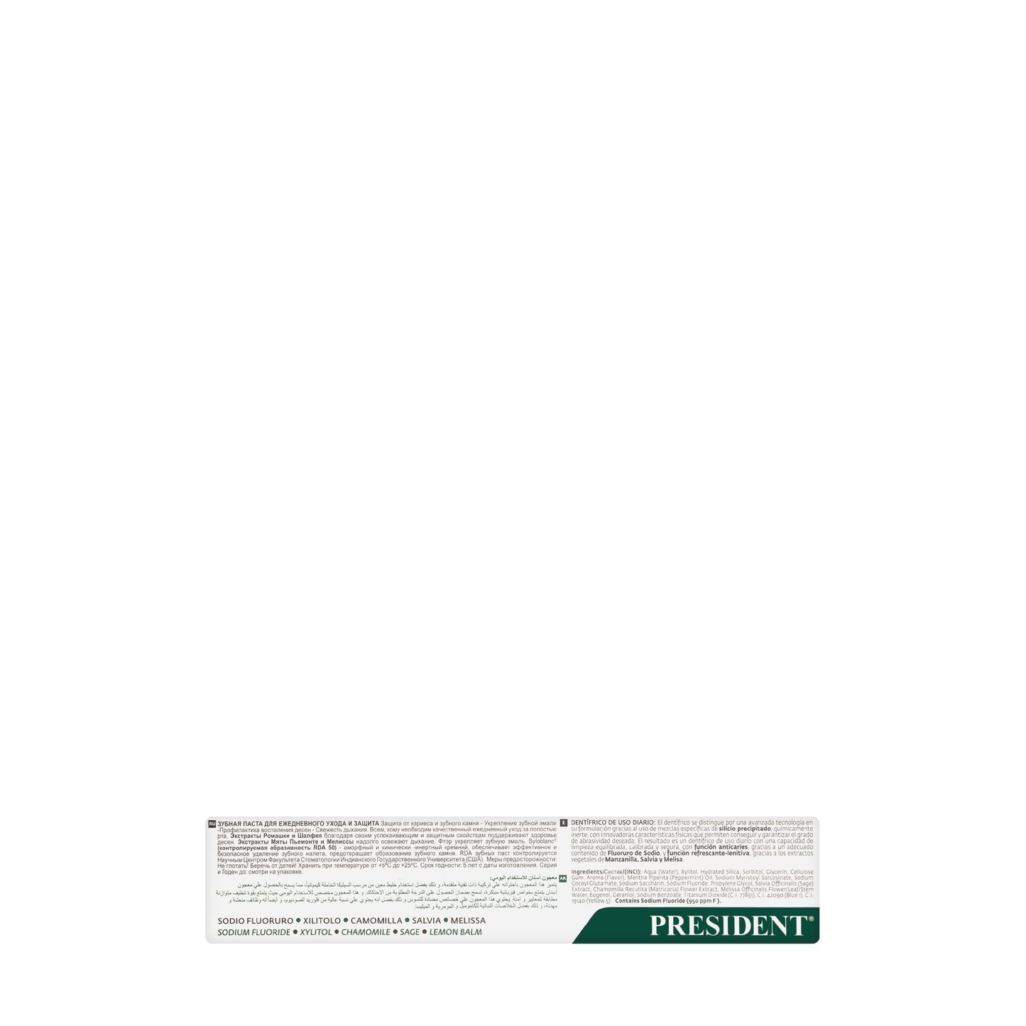 President Daily Use Classic Toothpaste 75ml