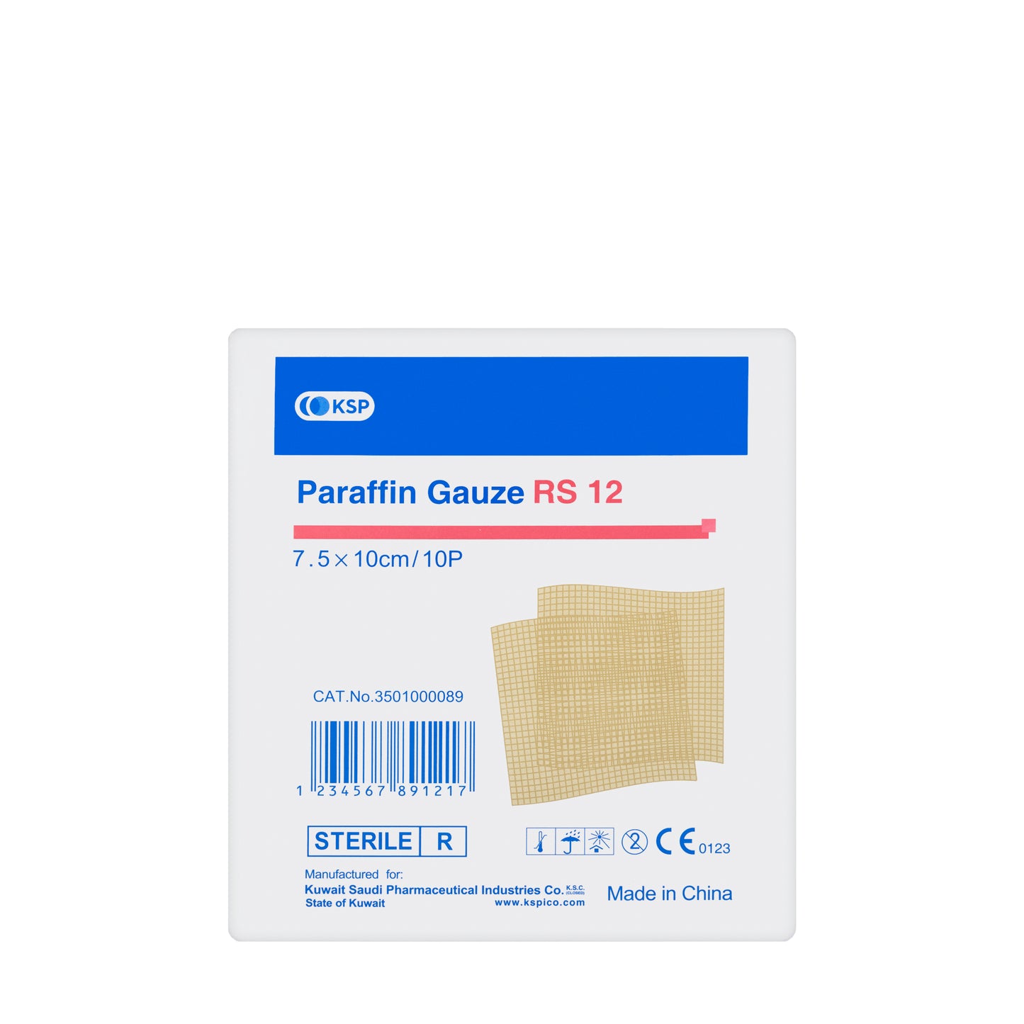 Ksp Paraffin Gauze 7.5X10 Cm 10 Pieces