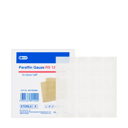 Ksp Paraffin Gauze 5X5 Cm 10 Pieces