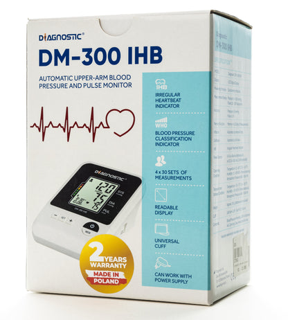 Diagnostic Upper-Arm Blood Pressure Monitor [Dm-300Ihb]