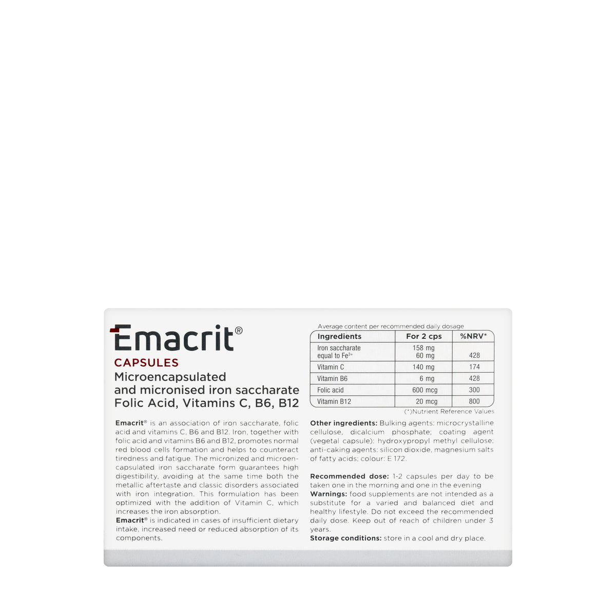 Emacrit 30 Capsule