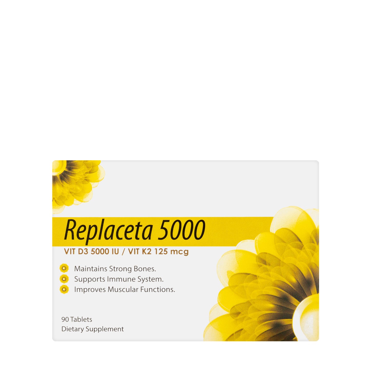 Replaceta 5000 [Vitamin-D3/Vitamin-K2] 90 Tablets