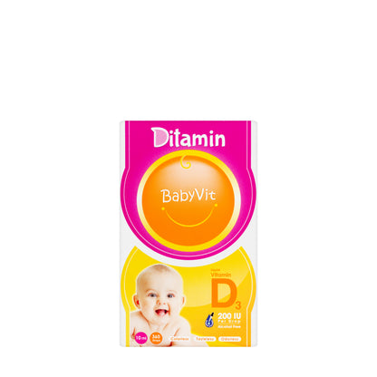 Ditamin Babyvit Vitamin D3 200 IU Drops 10Ml