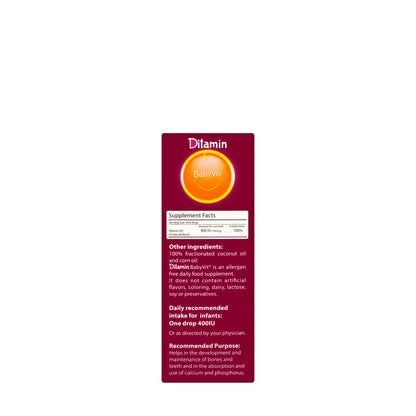 Ditamin Babyvit Vitamin D3 400 IU Drops 10Ml