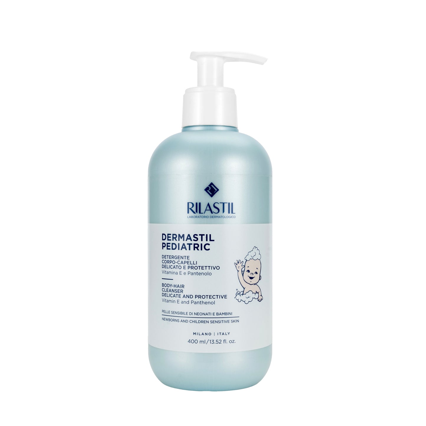 Rilastil Dermastil Pediatric Body Hair Clean 400 Ml