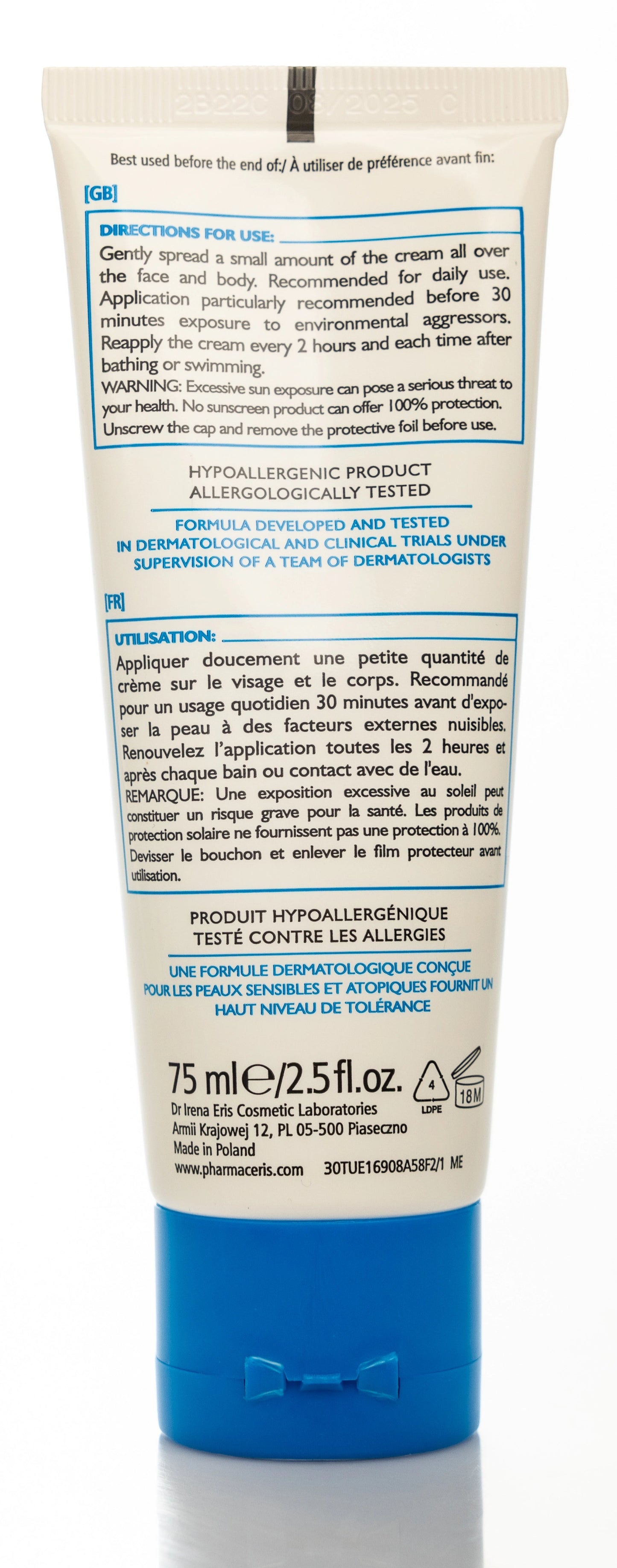 Pharmaceris E Emotopic Dermo-Protective Mineral SPF 50+ Cream 75 Ml