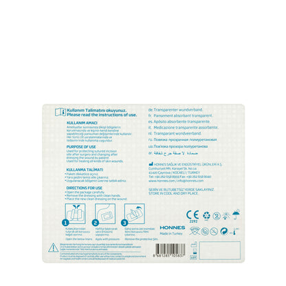 Clivex Transparent Wound Dressing 9X10 Cm 25 Pieces