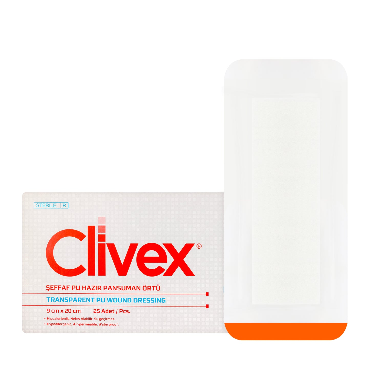 Clivex Dressing 9X20Cm 25 Pieces