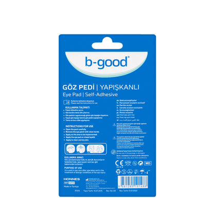 B-Good Eye Pad 6.5X9.5Cm 5 Pieces