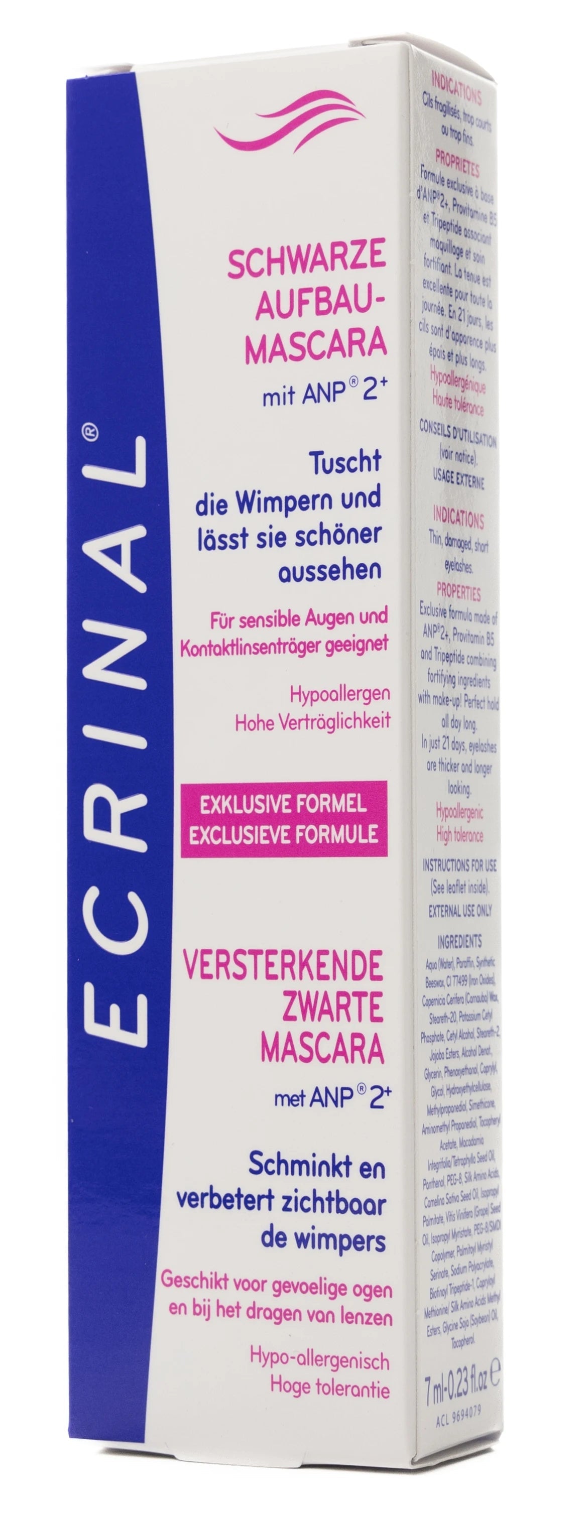 Ecrinal ANP 2+ Fortifying Black Mascara 7 Ml