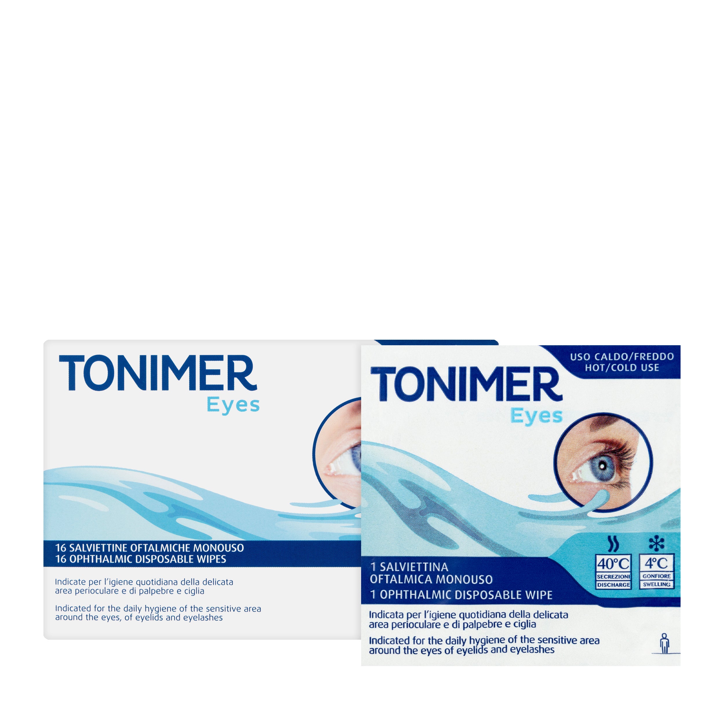 Tonimer Eyes Opthalmic Wipes 16 Pieces