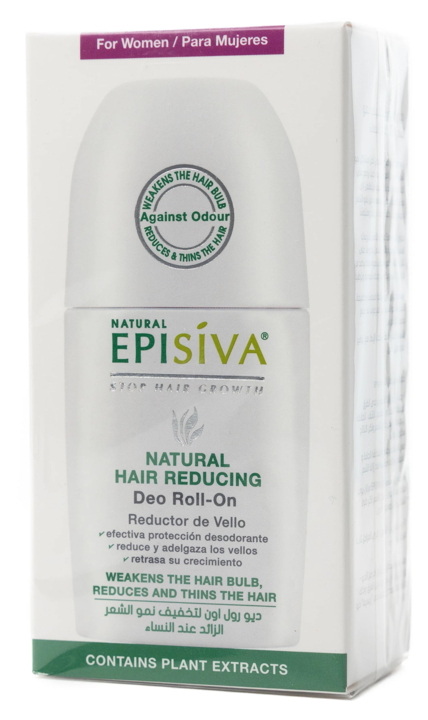 Episiva Stop Hair Growth Deo Roll-On for Women 50 Ml