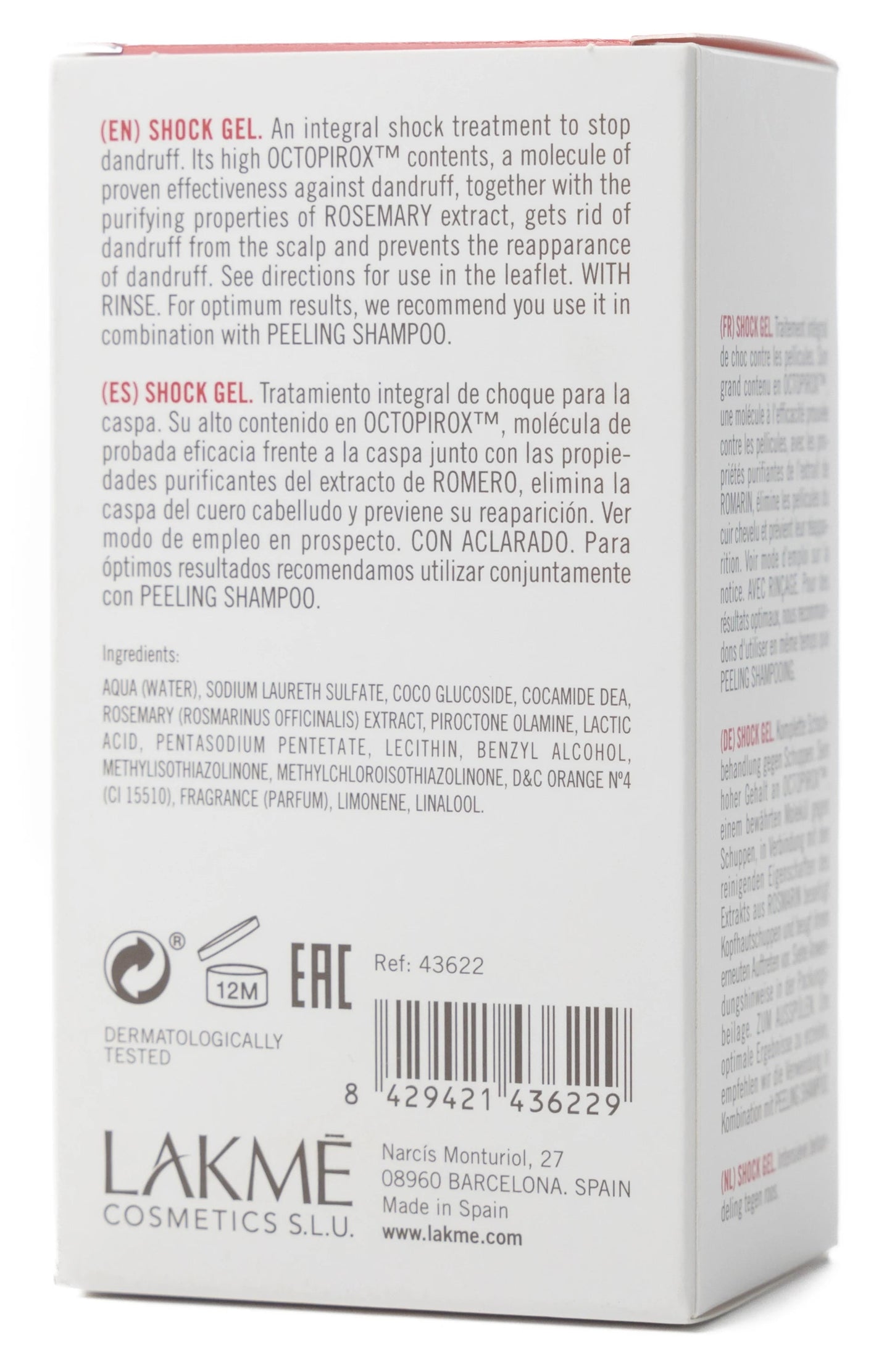 Lakme K.Therapy Peeling Shock Gel 15 Ml