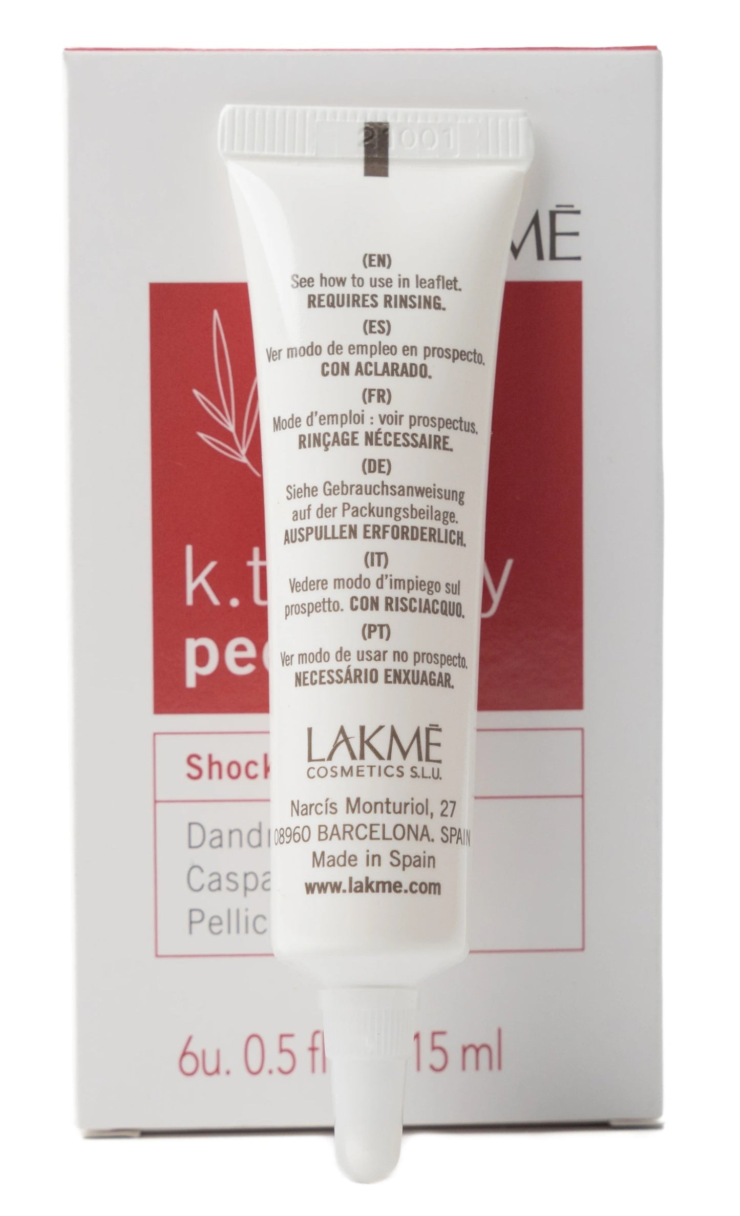 Lakme K.Therapy Peeling Shock Gel 15 Ml