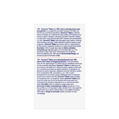 Sinomarin Babies Saline 5Ml 18 Vials
