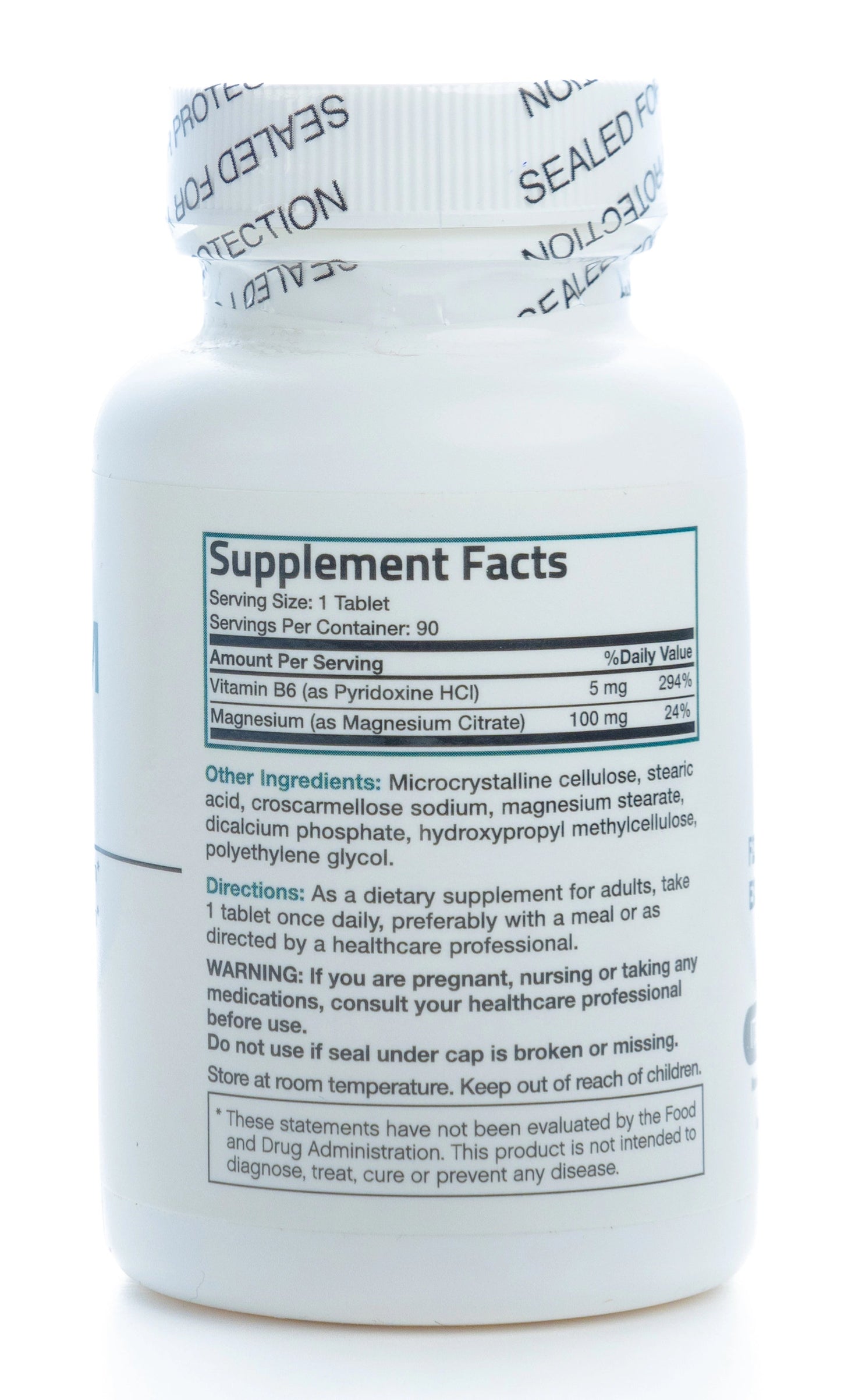 Bronson Magnesium + Vitamin B6 100 Tablets