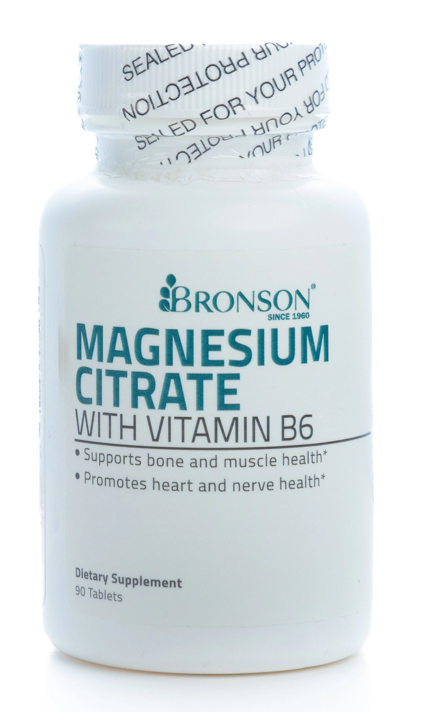 Bronson Magnesium + Vitamin B6 100 Tablets
