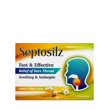Septosilz Lemon & Honey 24 Lozenges