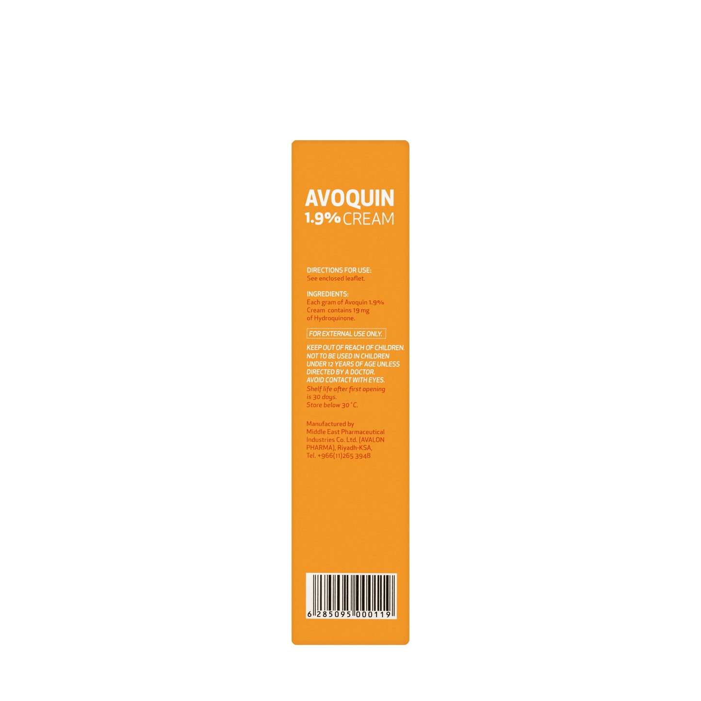 Avalon Avoquin 1.9% Cream 50Ml