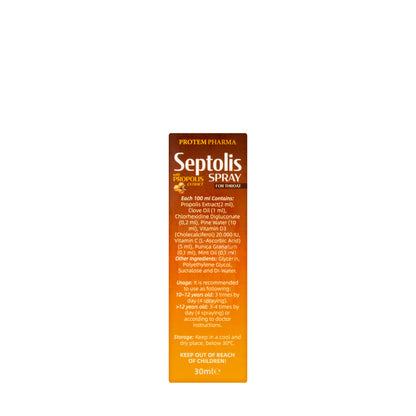 Protem Pharma Septolis Propolis Throat Spray 30ml