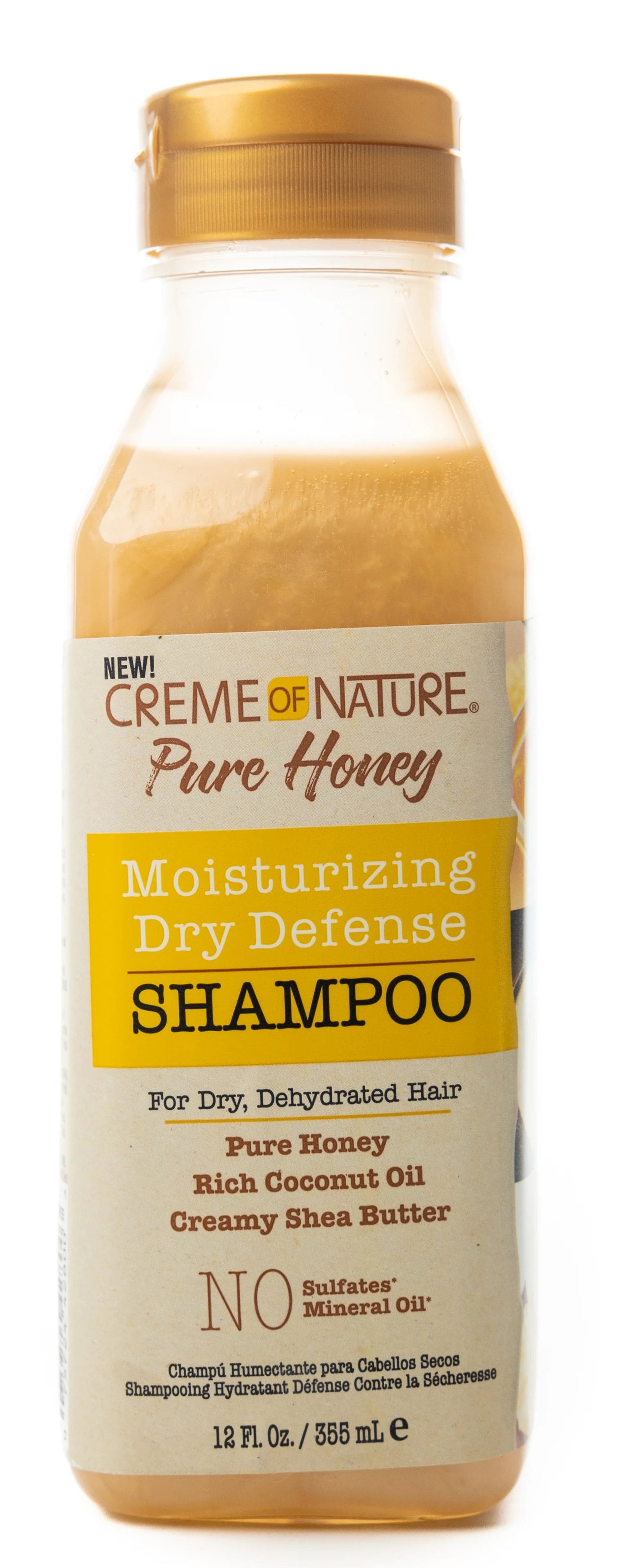 Creme of Nature Pure Honey Moisturizing Dry Defense Shampoo 355 Ml