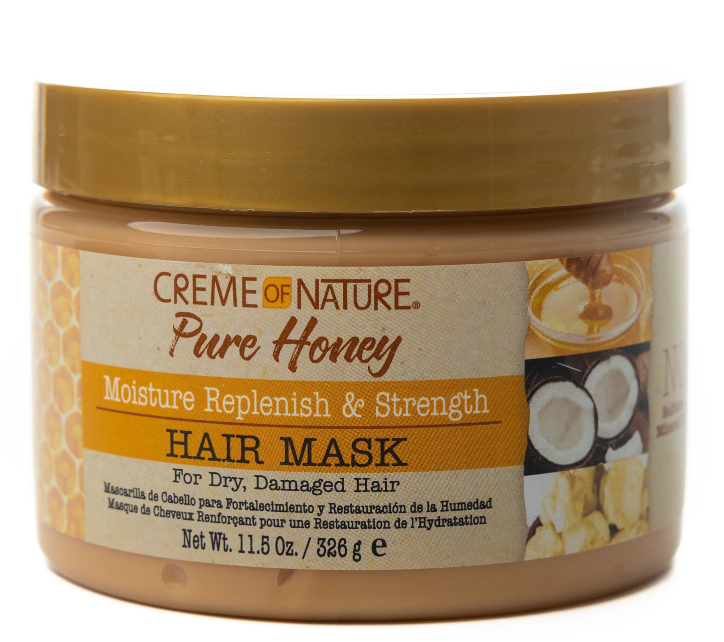 Creme of Nature Pure Honey Moisture Replenish & Strength Hair Mask 326 Gm