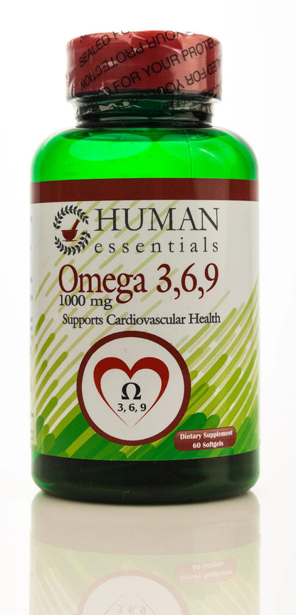 Human Essentials Triple Omega 3,6,9 1000mg 60 Capsule