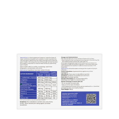 Spermacure Powder 30 Sachets