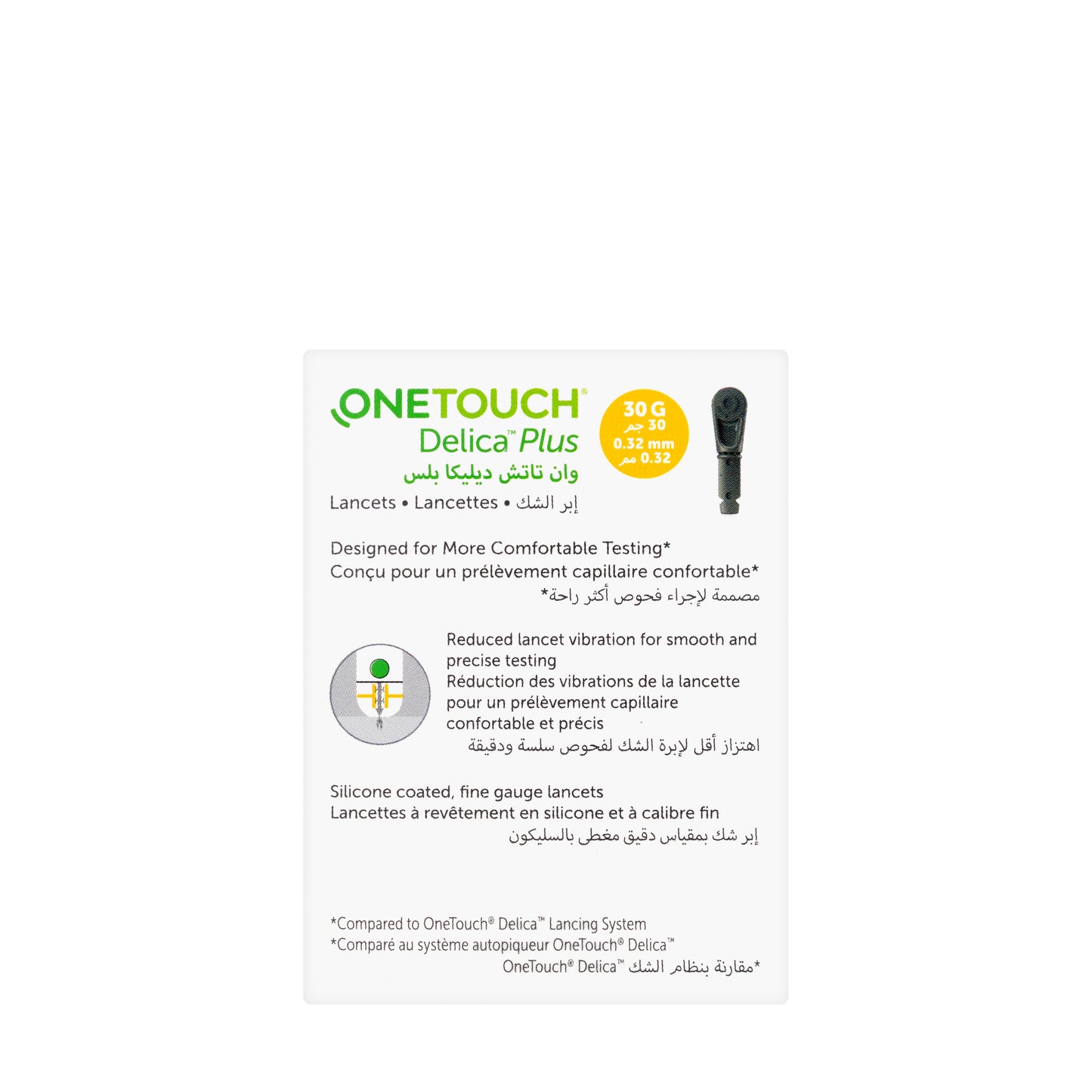 OneTouch Delica Plus 30G 100 Lancets