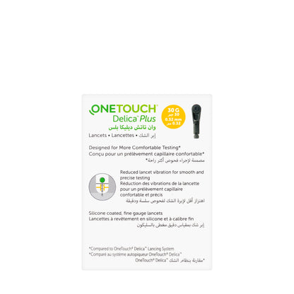 OneTouch Delica Plus 30G 100 Lancets