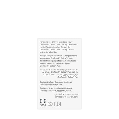 OneTouch Delica Plus 30G 100 Lancets