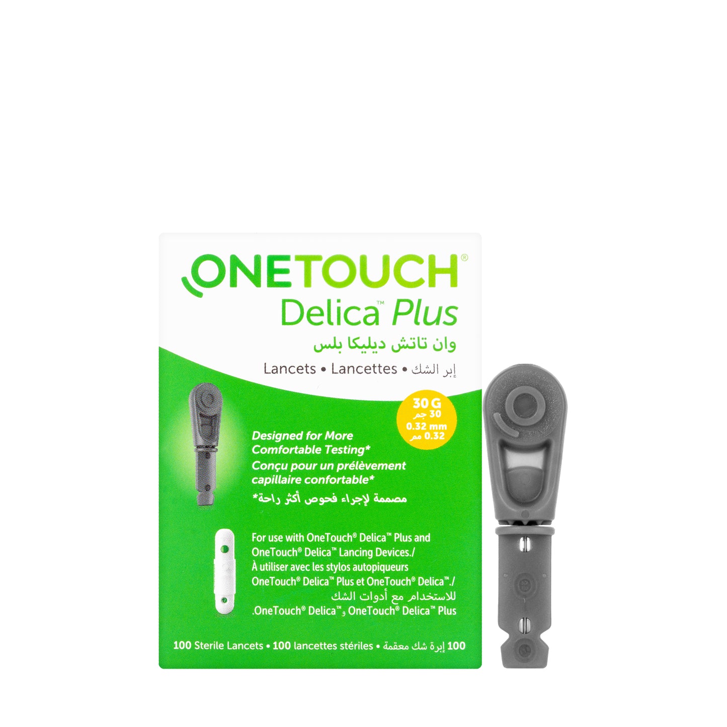 OneTouch Delica Plus 30G 100 Lancets