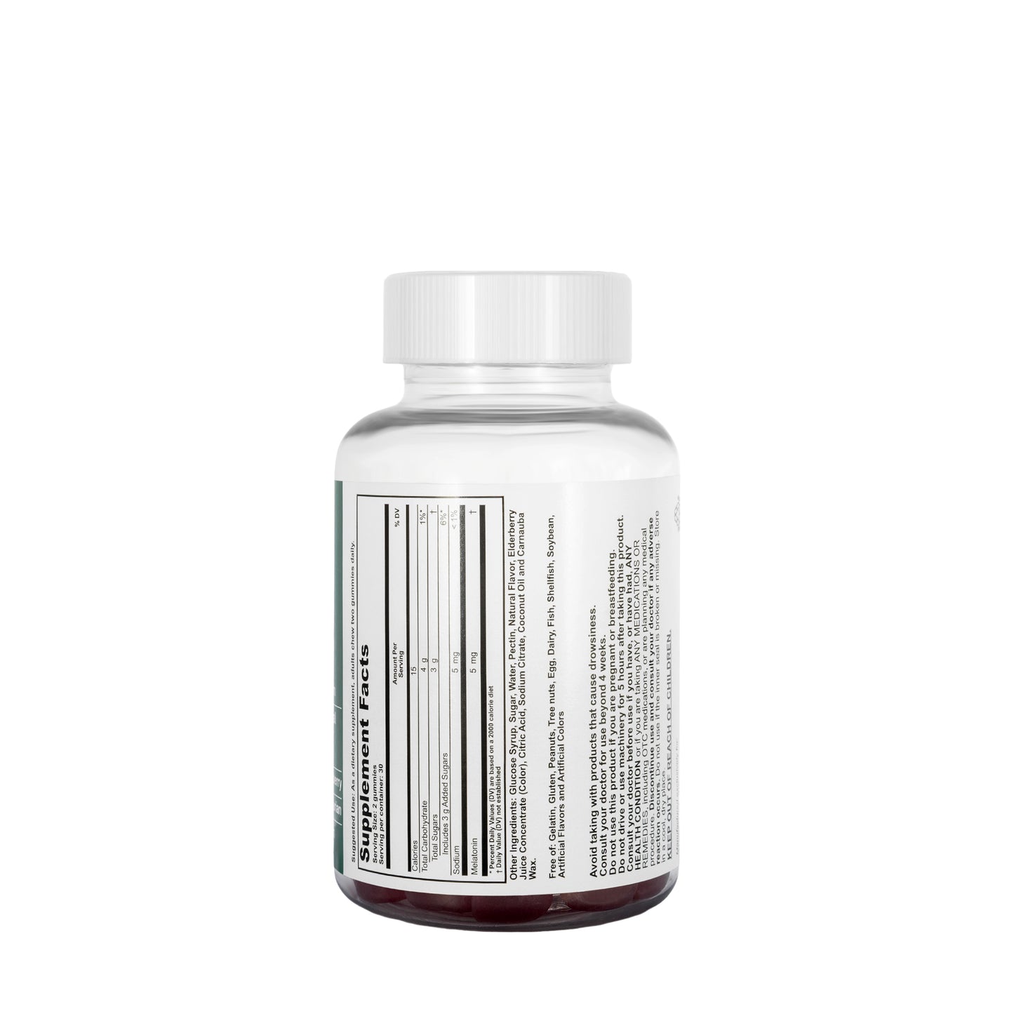 TRQ  Adult Gummy Melatonin 5mg 60 Gummies