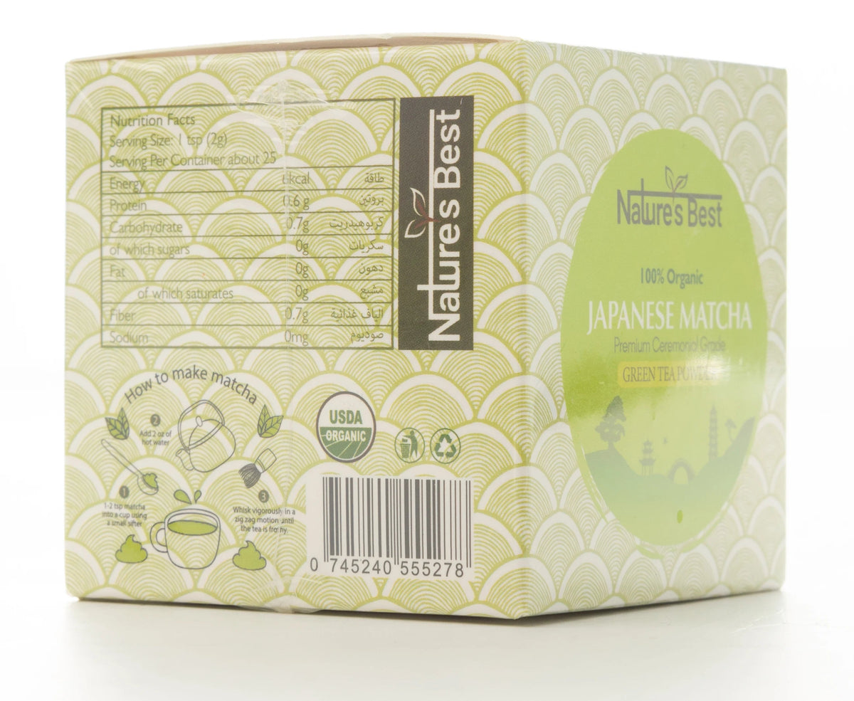 Natures Best Japanse Matcha Green Tea Powder 50gm