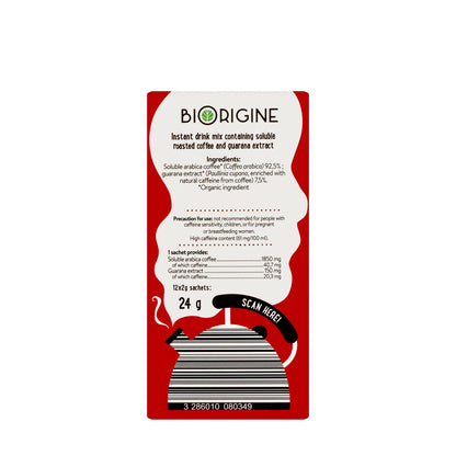Biorigine Guarana Coffee [Brule-Graisse] 12 Sachets