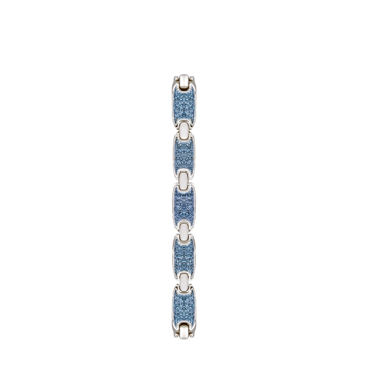 Sabona 281 Caribbean Ocean Magnetic Bracelet Silver [Medium]