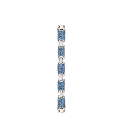 Sabona 281 Caribbean Ocean Magnetic Bracelet Silver [Medium]
