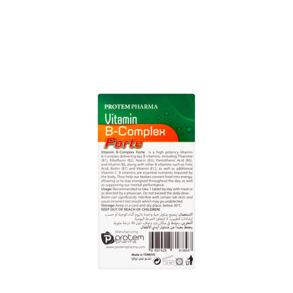 Protem Pharma Vitamin-B Complex Forte 30 Tablets